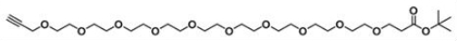 CAS:2055022-22-3；炔基-十聚乙二醇-叔丁酯；Alkyne-PEG10-COOtBu