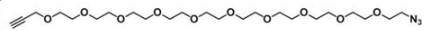 丙炔基-十聚乙二醇-叠氮；Alkyne-PEG10-Azide