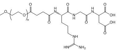 mPEG-RGD 甲氧基聚乙二醇-精氨酰-甘氨酰-天冬氨酸