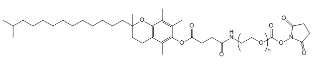 Tocopherol-PEG-SC 维生素E-聚乙二醇-琥珀酰亚胺酯