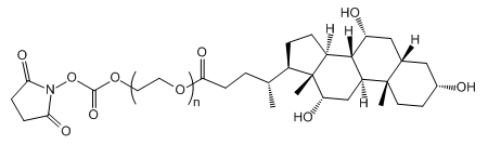 SC-PEG-CLA 琥珀酰亚胺酯-聚乙二醇-胆酸SC-PEG-CLA 琥珀酰亚胺酯-聚乙二醇-胆酸