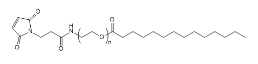 Mal-PEG-MTA 马来酰亚胺-聚乙二醇-肉豆蔻酸