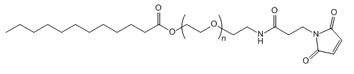 LRA-PEG-Mal 月桂酸-聚乙二醇-马来酰亚胺