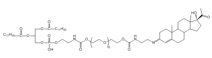 DSPE-PEG-Progestrone DSPE-聚乙二醇-孕酮