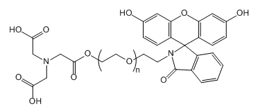 NTA-PEG-FITC 氮川三乙酸-聚乙二醇-荧光素