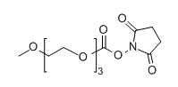 mPEG3-SC；mPEG3-NHS carbonate；分子式：  C12H19NO8