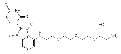 Pomalidomide-PEG3-NH2.HCl 泊马度胺-三聚乙二醇-氨基盐酸盐