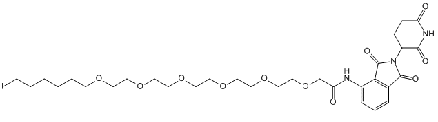 Pomalidomide-PEG6-butyl iodide 泊马度胺-酰胺-六聚乙二醇-丁基碘