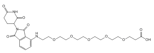 Pomalidomide-PEG5-COOH 泊马度胺-五聚乙二醇-丙酸