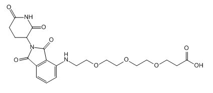 Pomalidomide-PEG3-COOH 泊马度胺-三聚乙二醇-丙酸