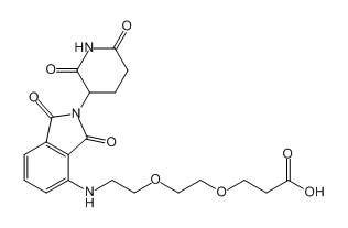 Pomalidomide-PEG2-COOH 泊马度胺-二聚乙二醇-丙酸