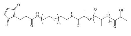 Mal-PEG-PLA(8K) 马来酰亚胺-聚乙二醇-聚乳酸(8K)