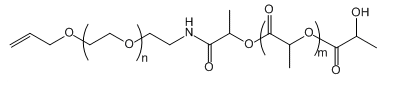 Alkene-PEG-PLA(3K) 烯基-聚乙二醇-聚乳酸(3K)