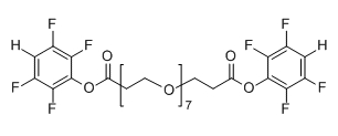 Bis-PEG7-TFP ester;TFP-PEG7-TFP;分子式：C30F8H34O11