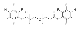 Bis-PEG6-TFP ester;TFP-PEG6-TFP;分子式：C28F8H30O10