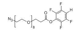 N3-PEG8-TFP;Azido-PEG8-TFP ester;分子式: C25F4H37N3O10