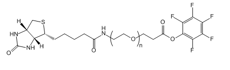 Biotin-PEG-PFP;生物素-聚乙二醇-五氟苯酯