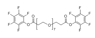 Bis-PEG7-PFP ester;PFP-PEG7-PFP;分子式：C30F10H32O11