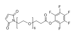 Mal-PEG6-PFP;分子式: C25F5H30NO10;CAS :1599486-33-5