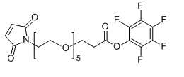 Mal-PEG5-PFP;CAS : 1807512-46-4;分子式: C23F5H26NO9