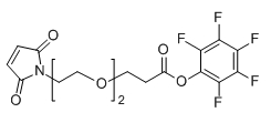 Mal-PEG2-PFP;CAS:1807512-47-5;分子式：C17F5H14NO6