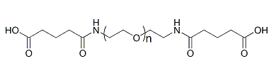 GAA-PEG-GAA，α,ω-二戊二酰胺酸基聚乙二醇