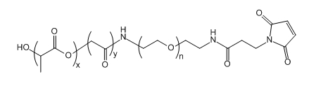 PLGA(15K)-PEG-Mal；聚(乳酸-羟基乙酸)共聚物(15K)-聚乙二醇-马来酰亚胺