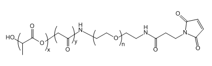 Mal-NH-PEG-PLGA(20K)；马来酰亚胺基氨基-聚乙二醇-聚（乳酸-共-乙醇酸）(20K)