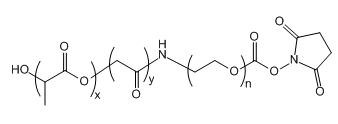 PLGA(20K)-PEG-NHS；聚(乳酸-共-乙醇酸)(20K)-聚乙二醇-活性酯