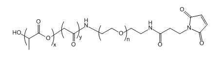 PLGA(12K)-PEG-Mal；聚（乳酸-共-乙醇酸）(12K)-聚乙二醇-马来酰亚胺