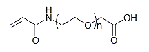 ACA-PEG-COOH，Acrylamide-PEG-Acid，丙烯酰胺-聚乙二醇-羧基