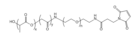 PLGA(50:50)(8K)-PEG-Mal；聚（乳酸-共-乙醇酸）(8K)-聚乙二醇-马来酰亚胺