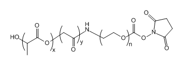 PLGA(5K)-PEG-NHS；聚（乳酸-共-乙醇酸）(5K)-聚乙二醇-活性酯