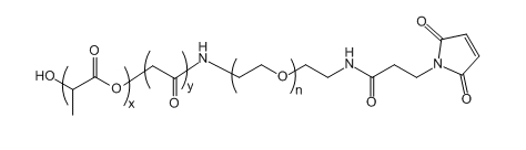 PLGA(5K)-PEG-Mal；聚（乳酸-共-乙醇酸）(5K)-聚乙二醇-马来酰亚胺
