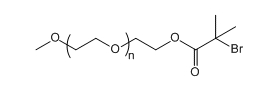 mPEG-2-Bromo-2-methylpropanoic acid ethyl ester；甲氧基聚乙二醇-2-溴代异丁酸甲酯