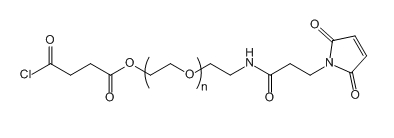 COCl-PEG-NH-Mal；酰氯-聚乙二醇-马来酰亚胺