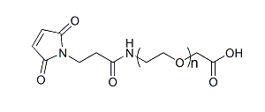 Mal-PEG-COOH；Maleimide-PEG-Acetic Acid；马来酰亚胺-聚乙二醇-羧基