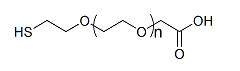SH-PEG-COOH，Thiol-PEG-Acid，α-巯基-ω-羧基聚乙二醇