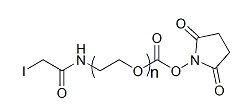 IA-PEG-SC；IA-PEG-NHS；碘乙酰基-聚乙二醇-琥珀酰亚胺碳酸酯