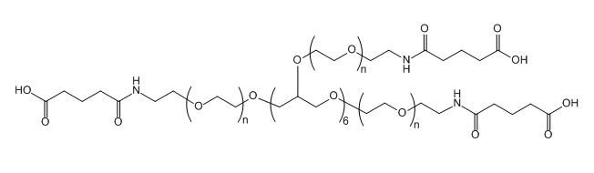 8-ArmPEG-GAA，8-ArmPEG-Glutaramide Acid，八臂聚乙二醇戊二酰胺酸