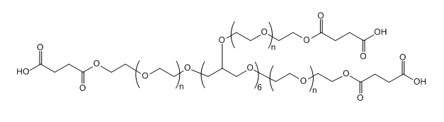 8-ArmPEG-SA；8-ArmPEG-Succinic Acid；八臂聚乙二醇琥珀酸