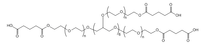8-ArmPEG-GA，8-ArmPEG-Glutaric Acid，八臂聚乙二醇戊二酸