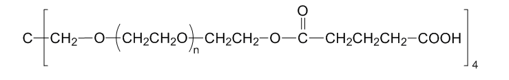 4-ArmPEG-GA，4-ArmPEG-Glutaric Acid，四臂聚乙二醇戊二酸