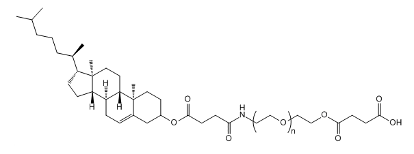 CLS-PEG-SA，Cholesterol-PEG-Succinic Acid，胆固醇-聚乙二醇-丁二酸
