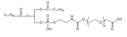 DSPE-PEG-COOH；1403744-37-5；二硬脂酰基磷脂酰乙醇胺-聚乙二醇-羧基