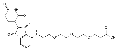 Pomalidomide-PEG3-COOH；2138440-82-9；泊马度胺-三聚乙二醇-丙酸