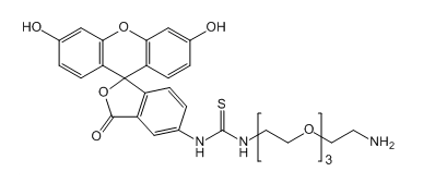 FITC-PEG3-COOH，FITC-PEG3-CH2CH2COOH，荧光素-三聚乙二醇-丙酸