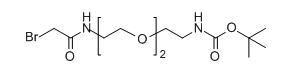 CAS： 182244-33-3；Bromoacetamido-PEG2-NH-Boc