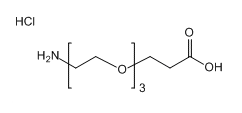 COOH-PEG3-NH2.HCl；3-[2-[2-(2-氨基乙氧基)乙氧基]乙氧基]丙酸盐酸盐