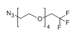 1,1,1-Trifluoroethyl-PEG4-N3;分子式：  C10F3H18N3O4